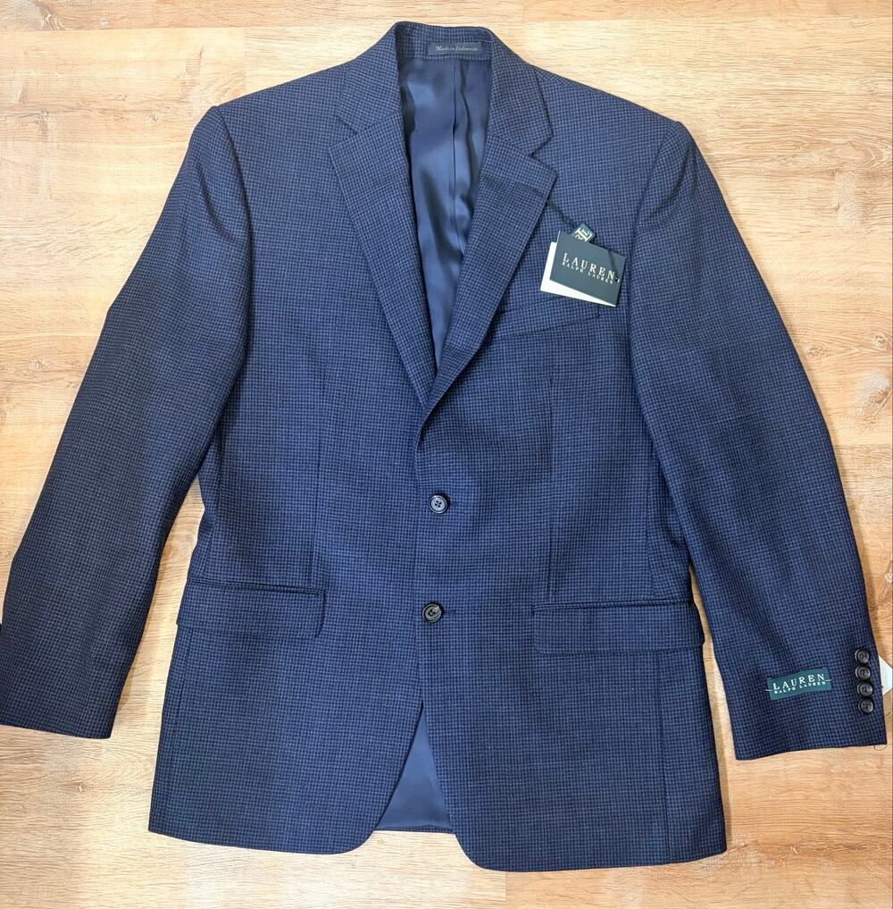 Lauren Ralph Lauren Lela Men's Blazer Sport Coat 12 RX 1058 Classic Two Button